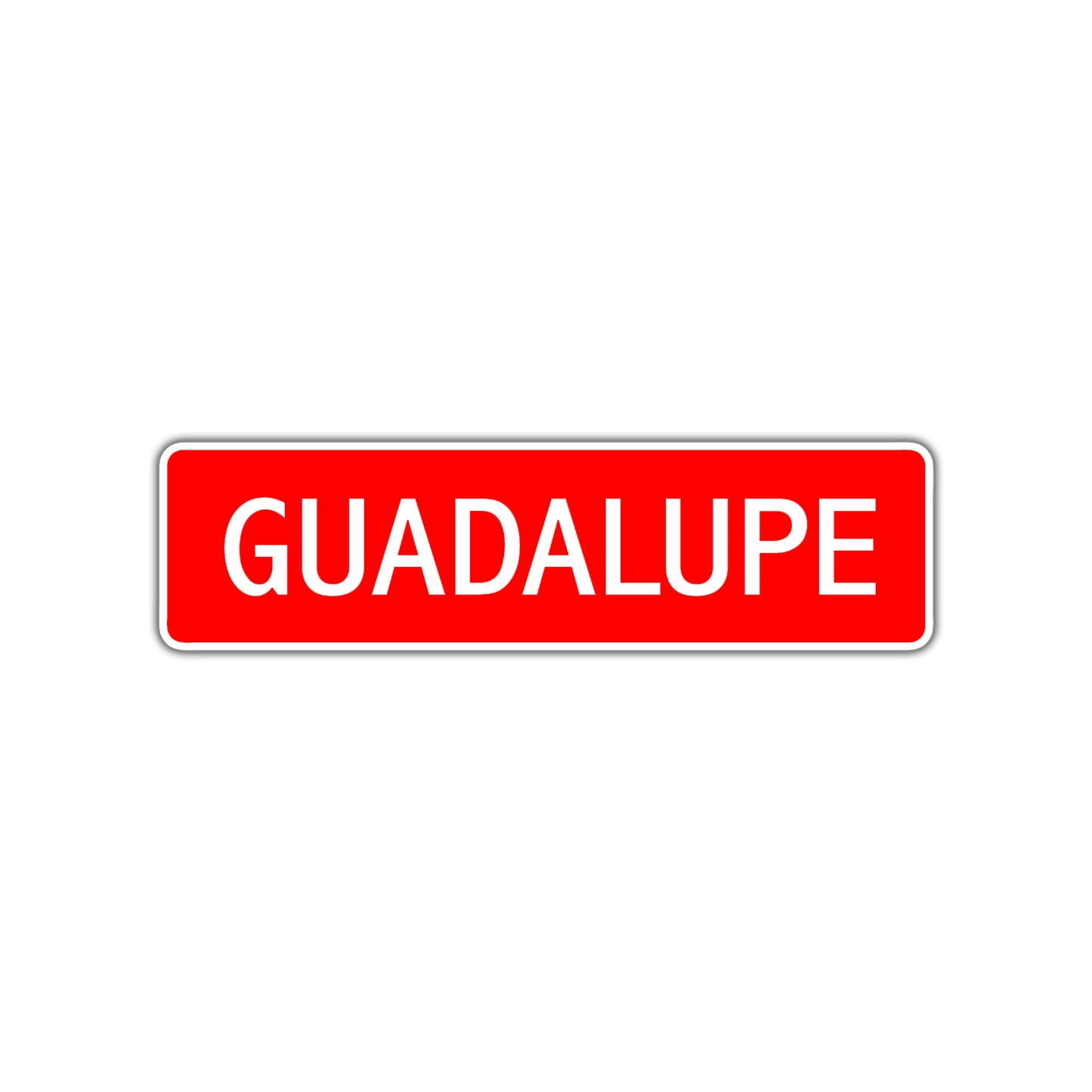 Guadalupe Street Sign