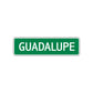 Guadalupe Street Sign Plate