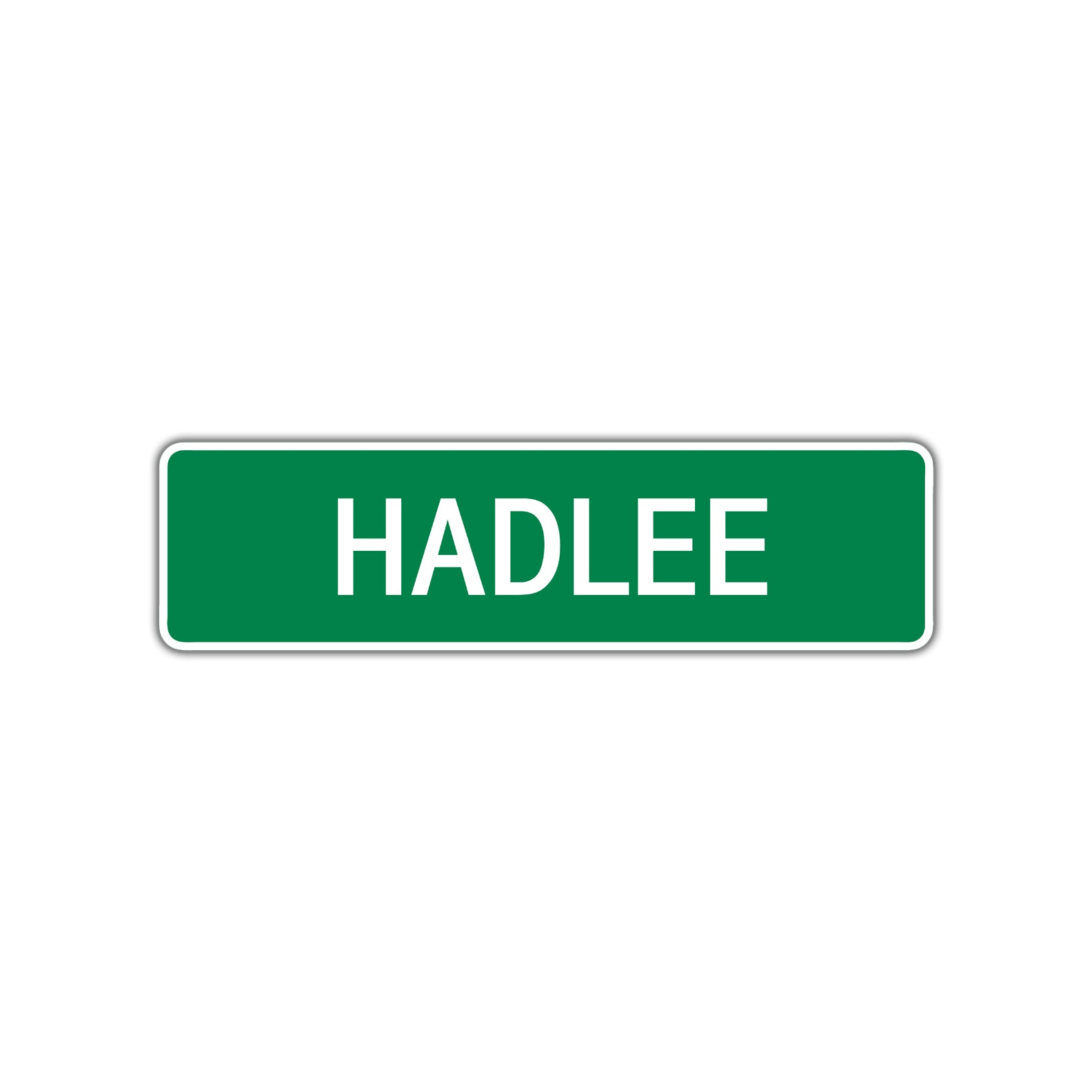 Hadlee Street Sign