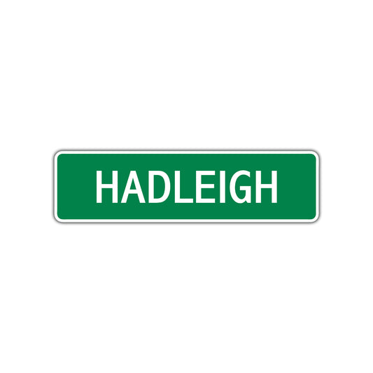 Hadleigh Street Sign