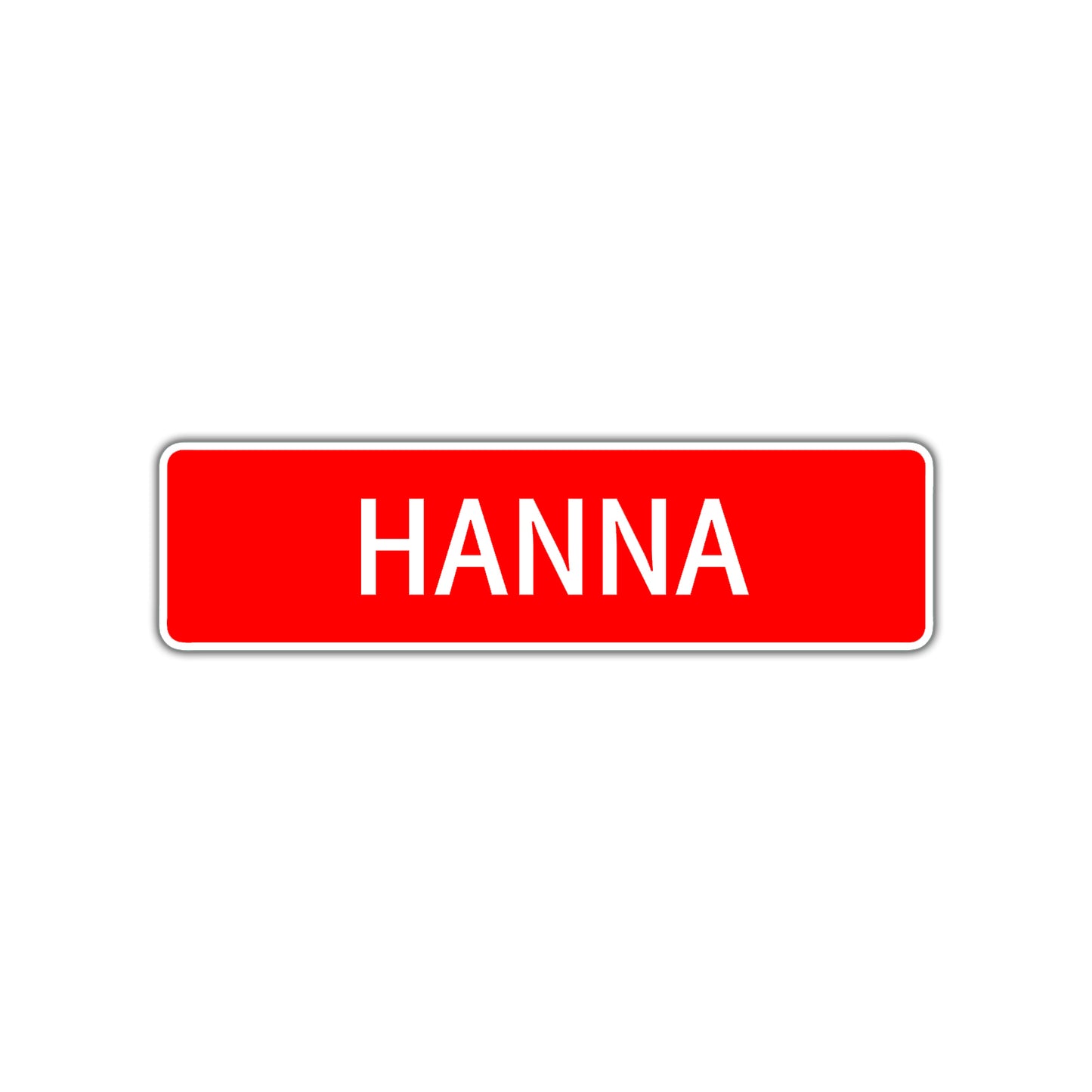 Hanna Street Sign