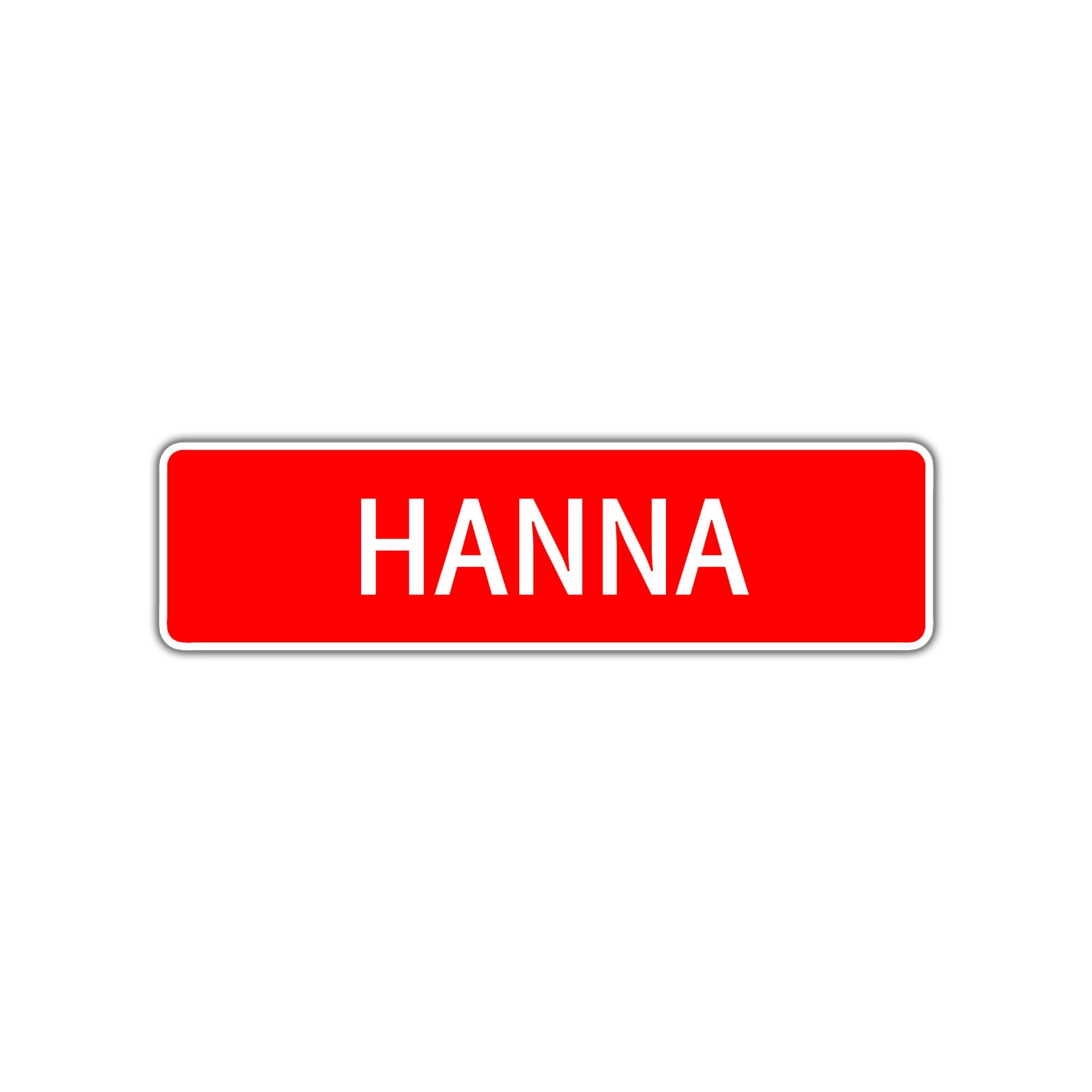 Hanna Street Sign