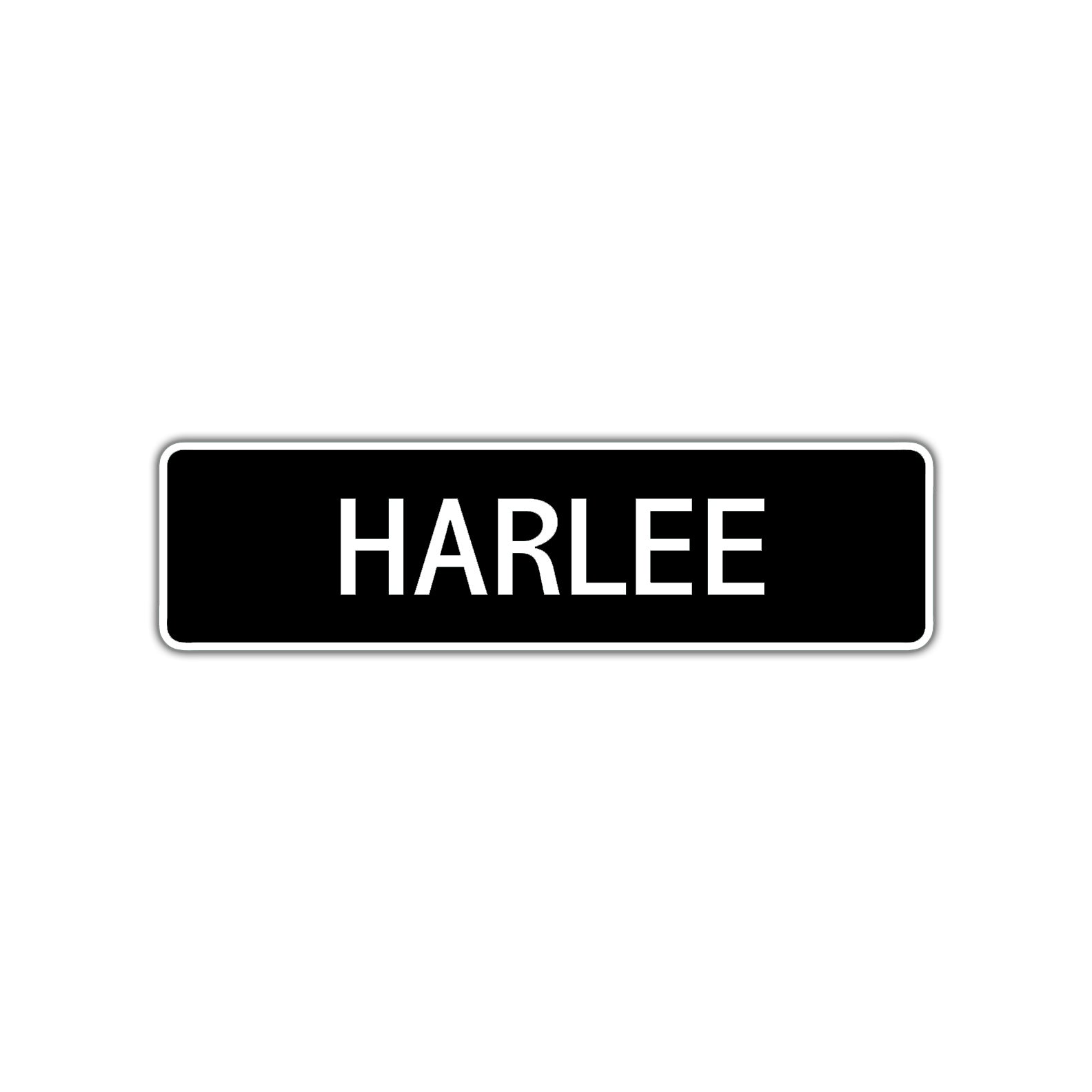 Harlee Street Metal Sign 