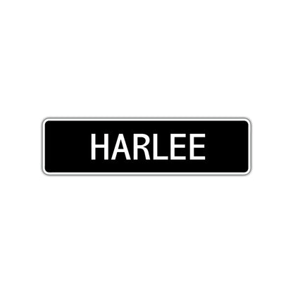 Harlee Street Metal Sign 