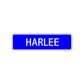 Harlee Street Metal Sign Plate