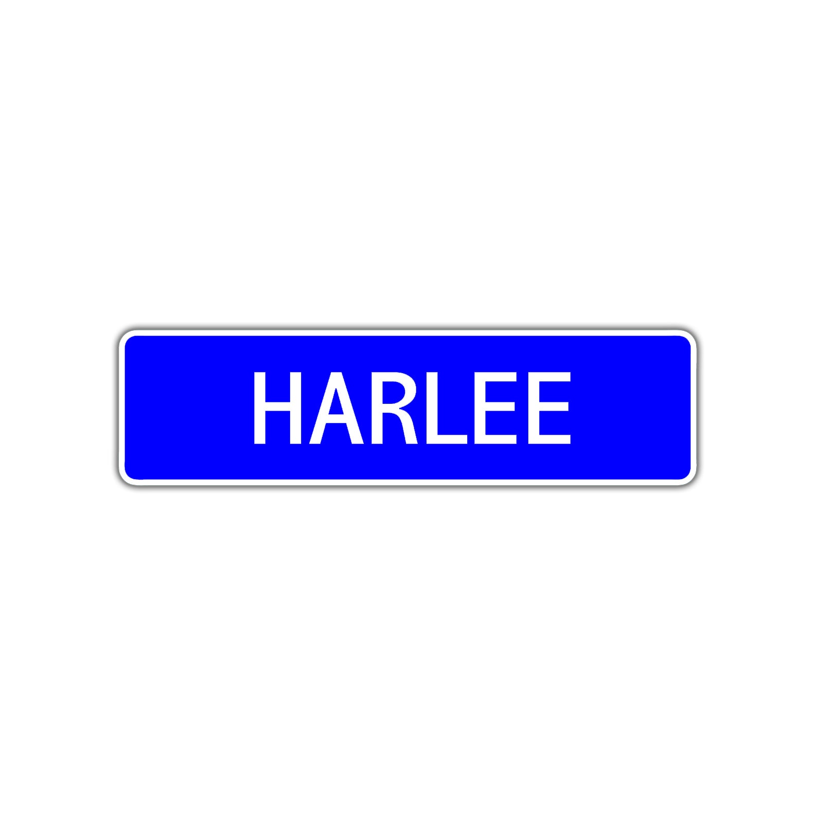 Harlee Street Metal Sign Plate
