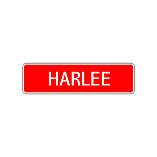 Harlee Street Sign