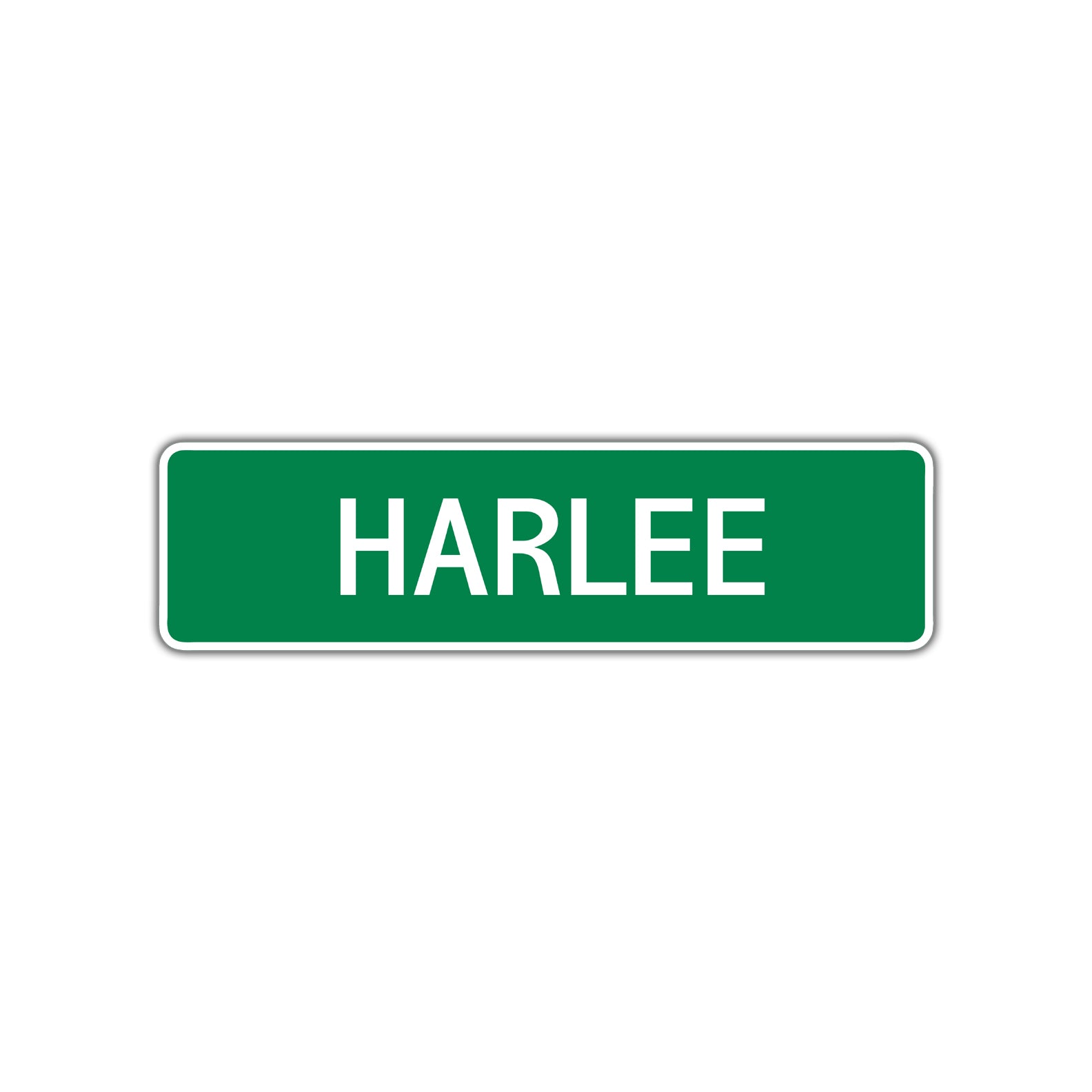 Harlee Street Sign Plate