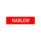 Harlow Street Sign