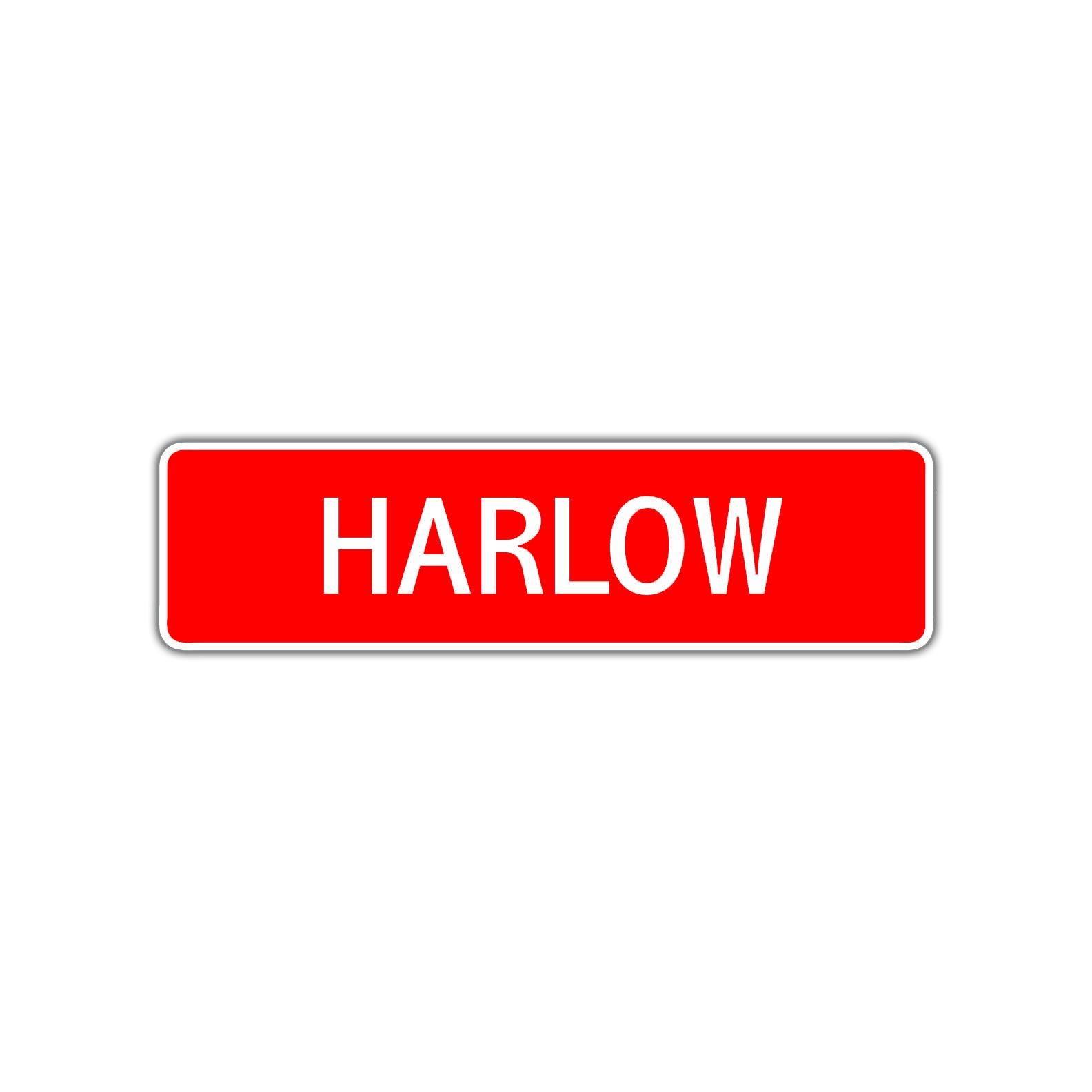 Harlow Street Sign