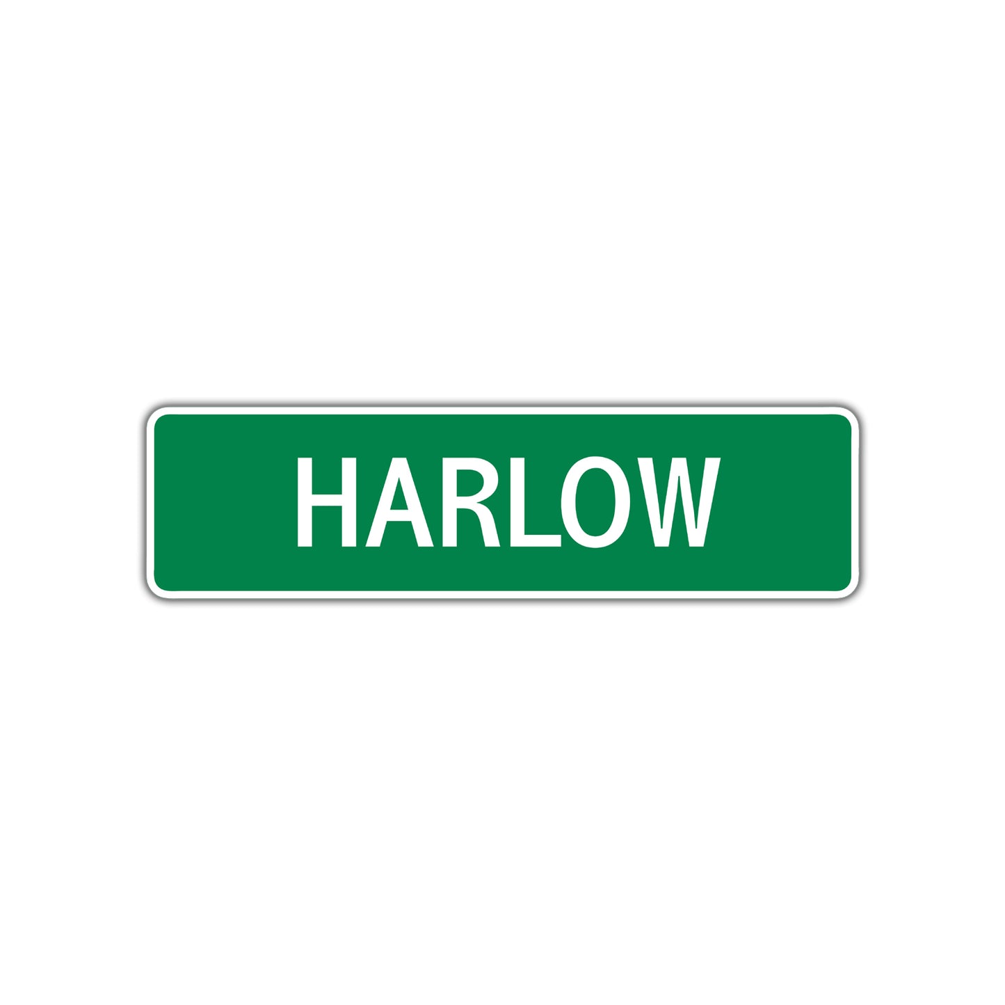 Harlow Street Sign Plate