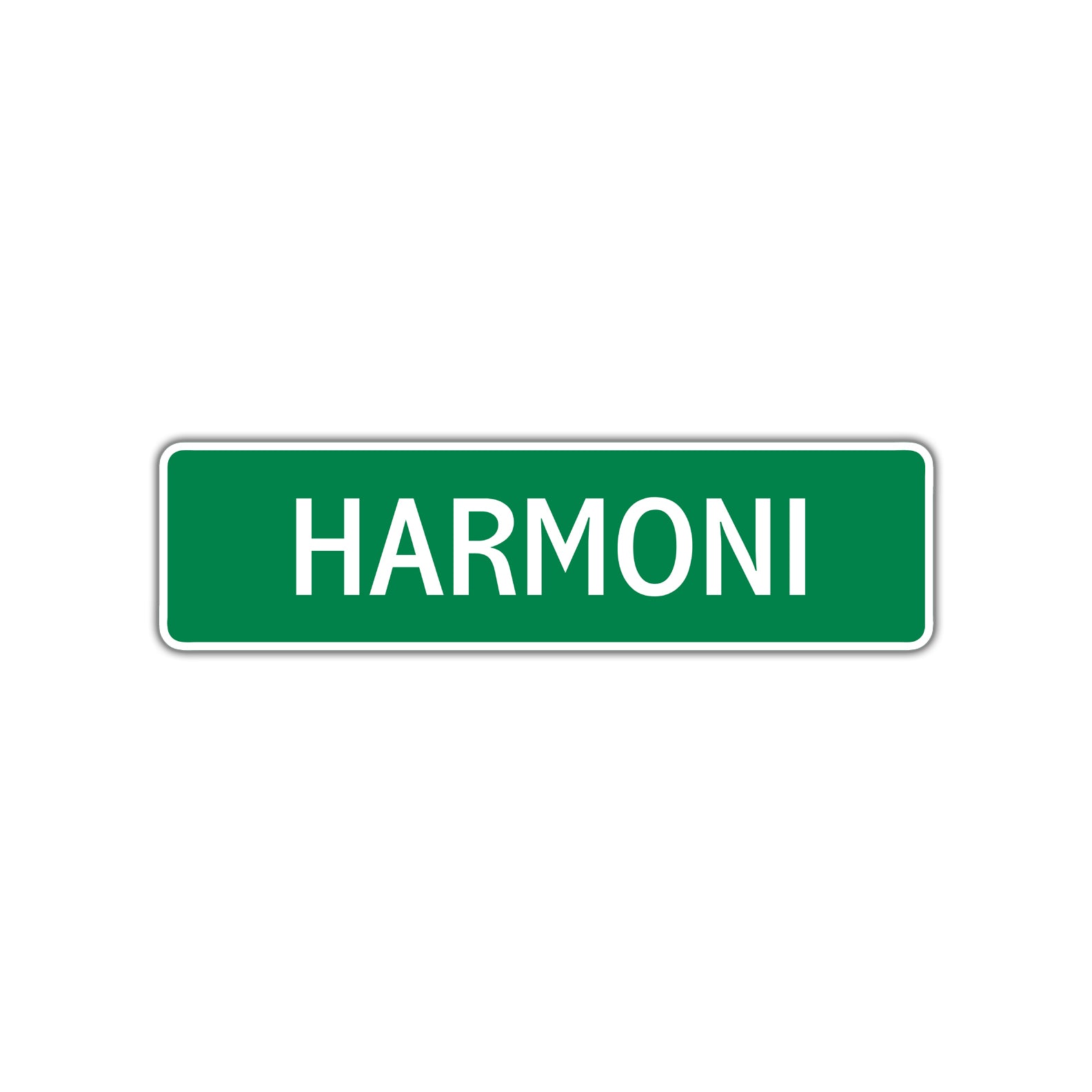 Harmoni Street Sign