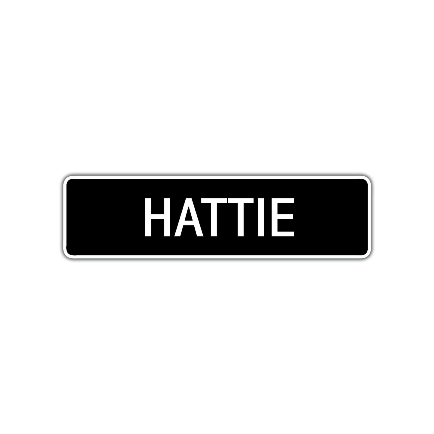 Hattie Street Metal Sign  
