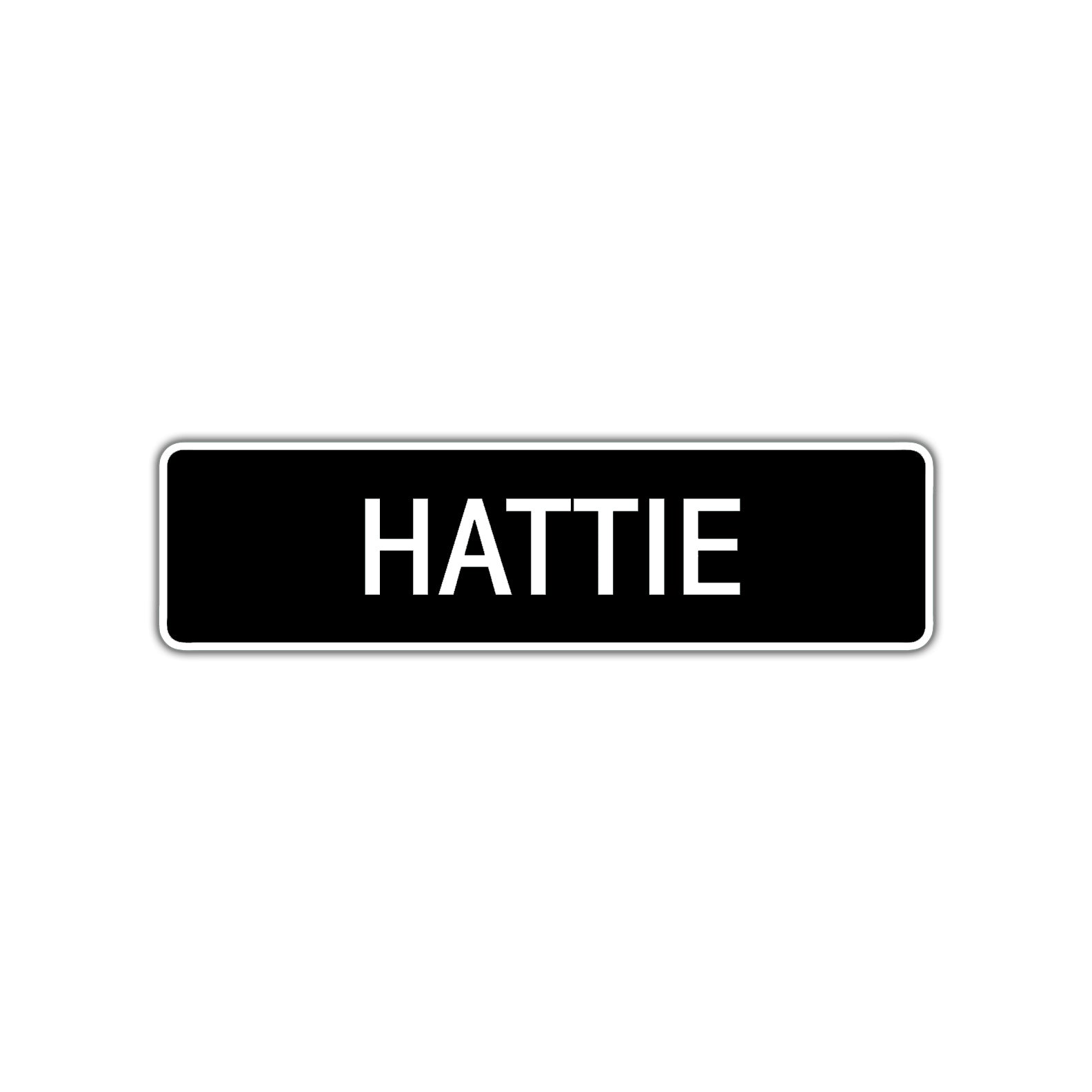 Hattie Street Metal Sign  
