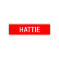 Hattie Street Sign