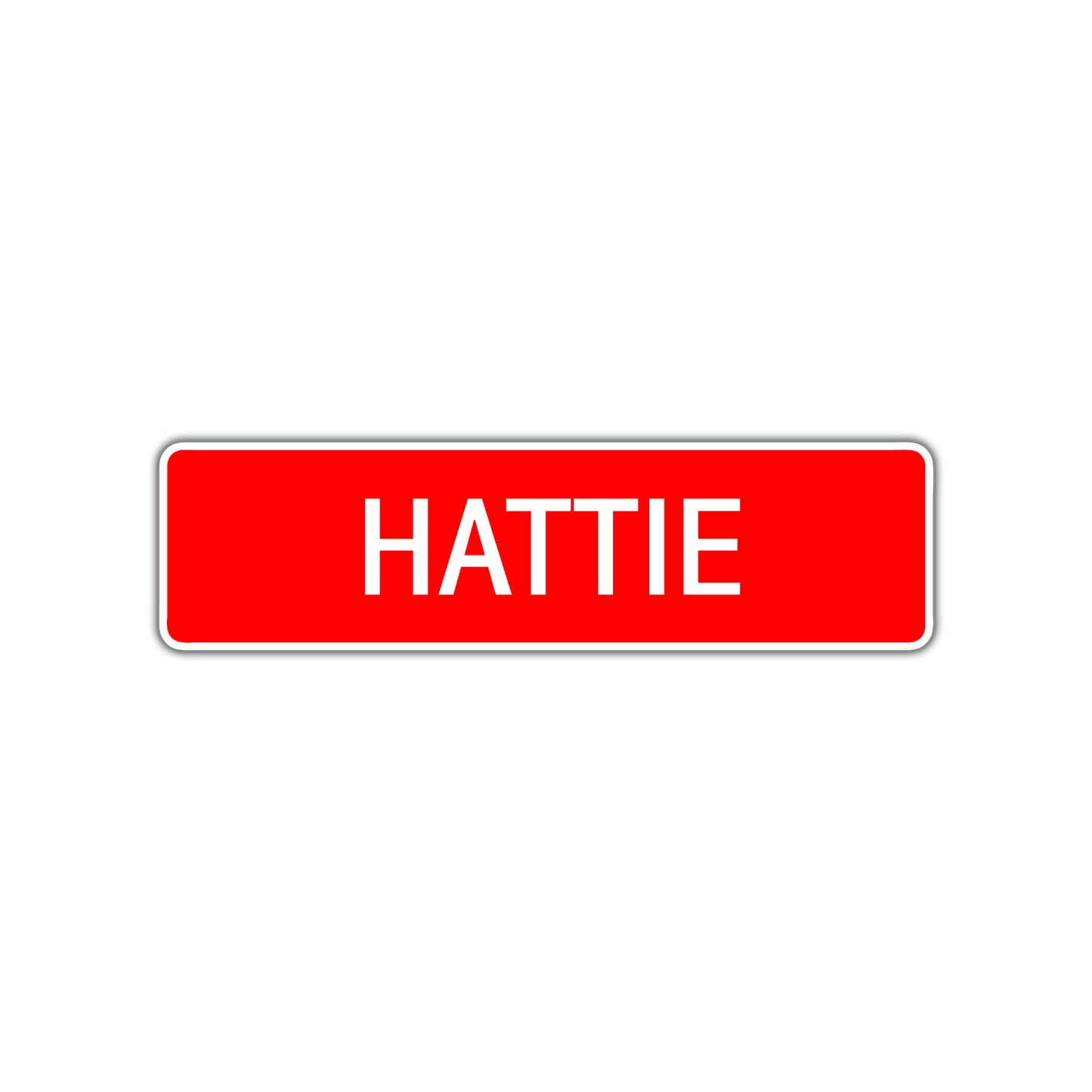 Hattie Street Sign