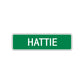 Hattie Street Sign Plate