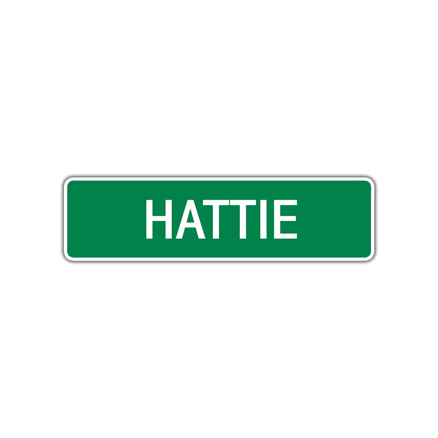 Hattie Street Sign Plate