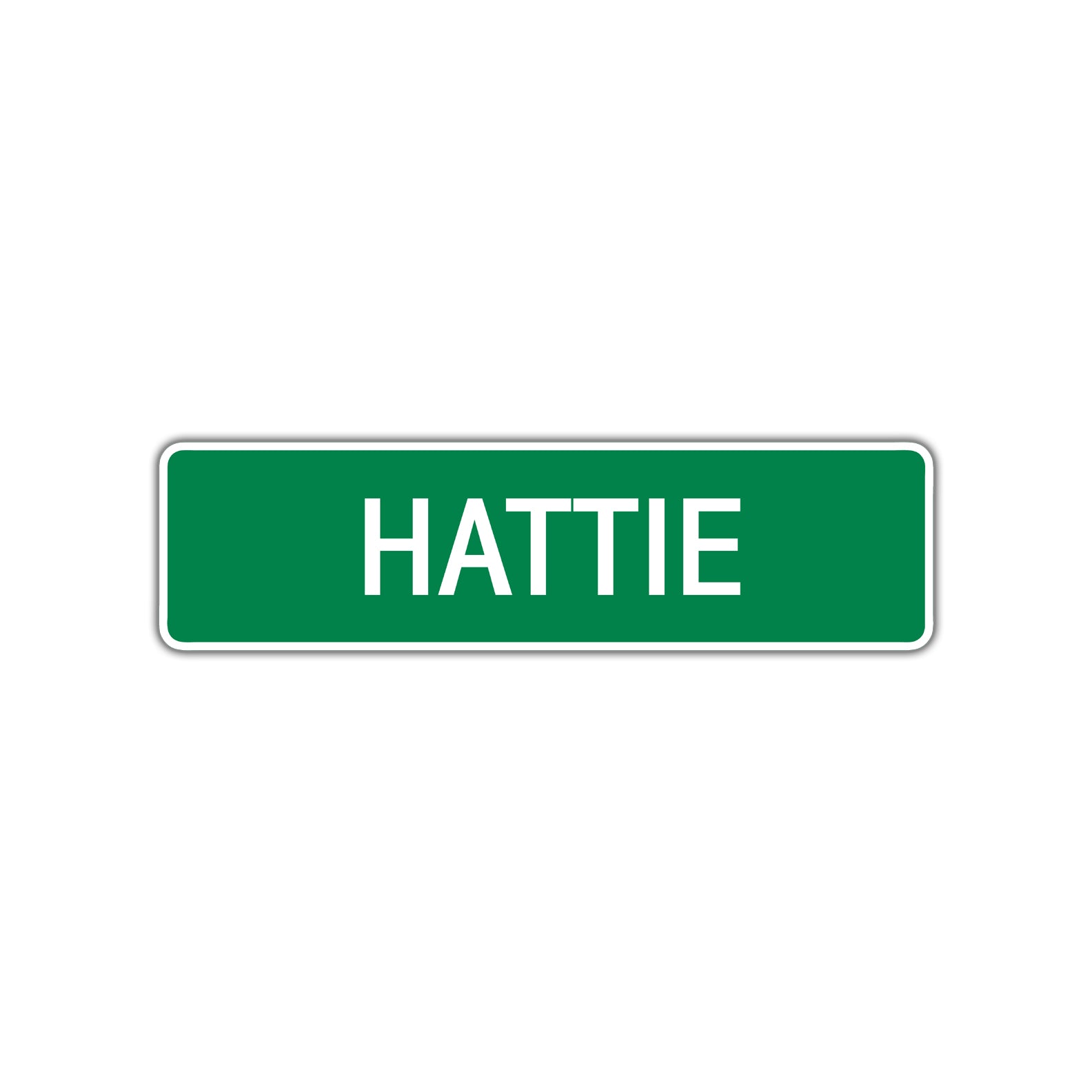 Hattie Street Sign Plate