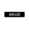 Haylee Street Metal Sign  
