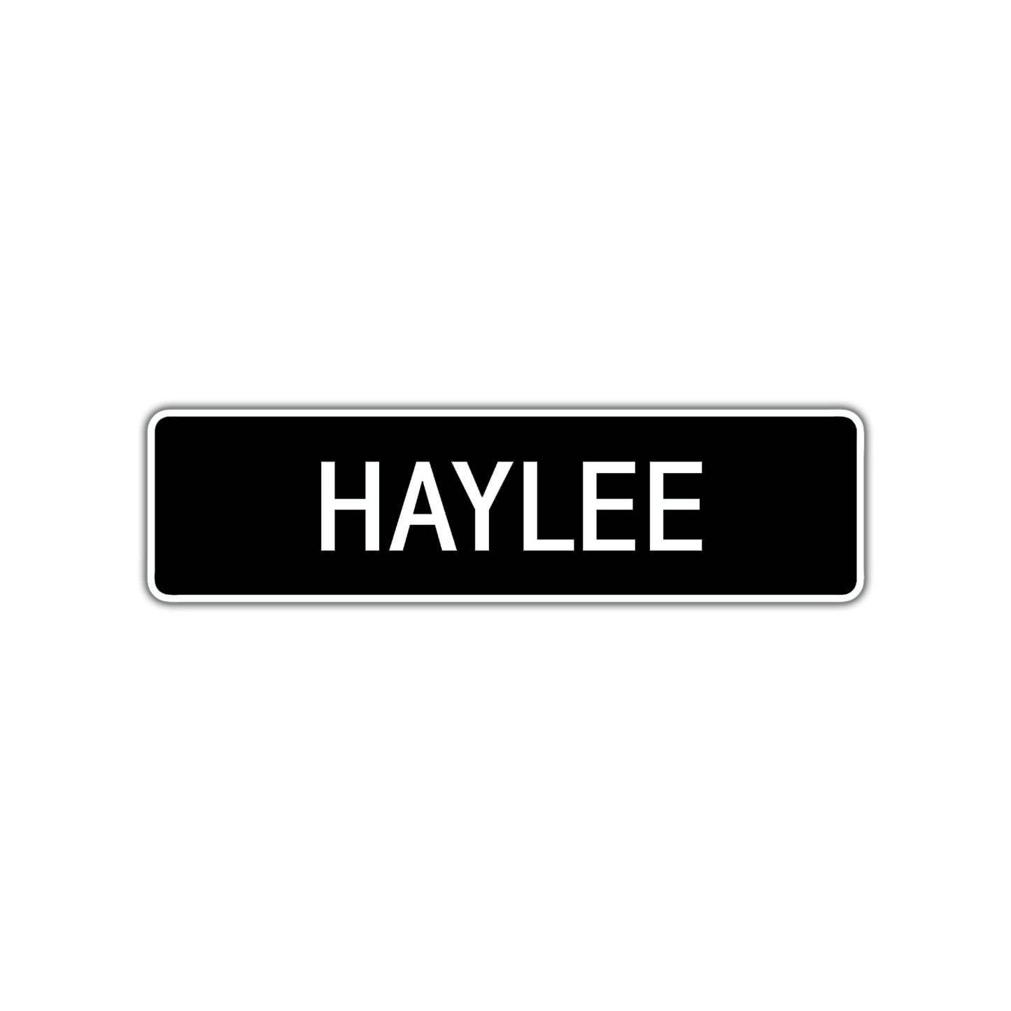 Haylee Street Metal Sign  