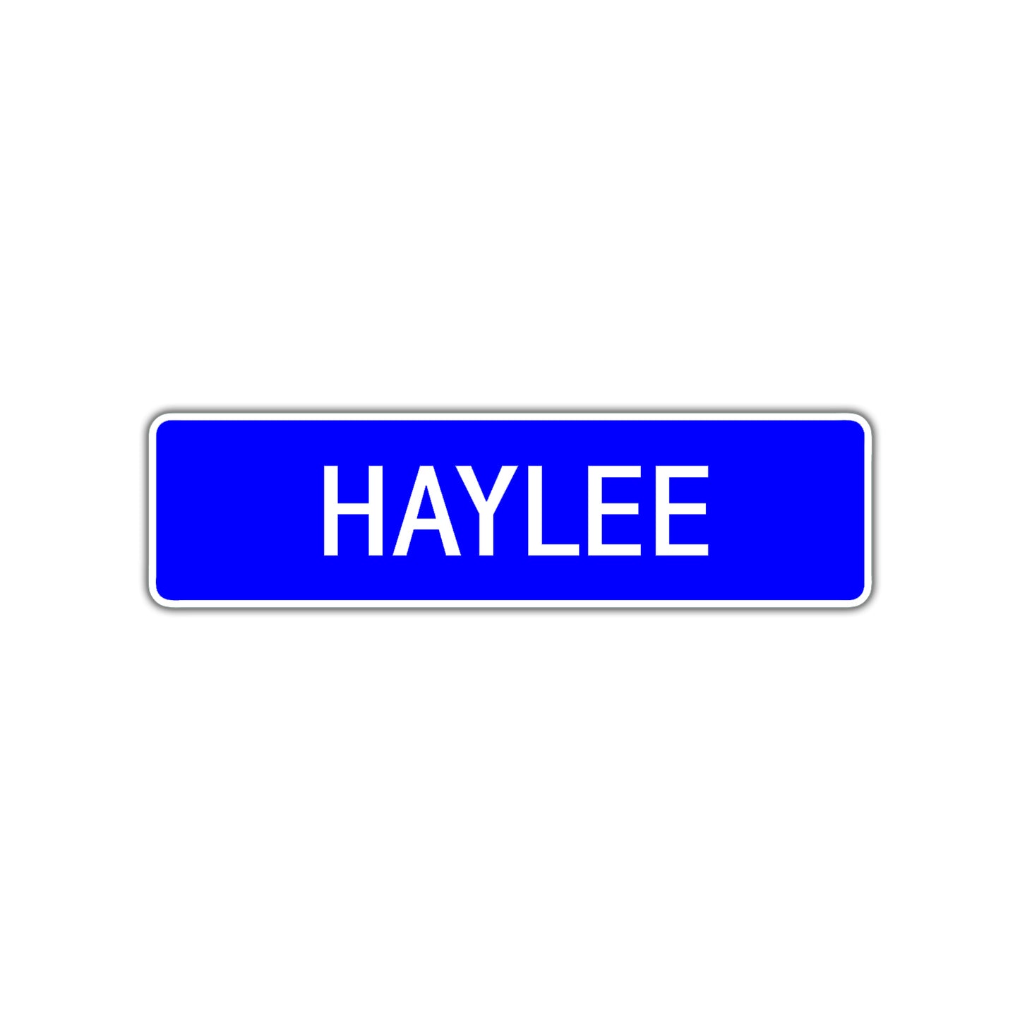 Haylee Street Metal Sign Plate