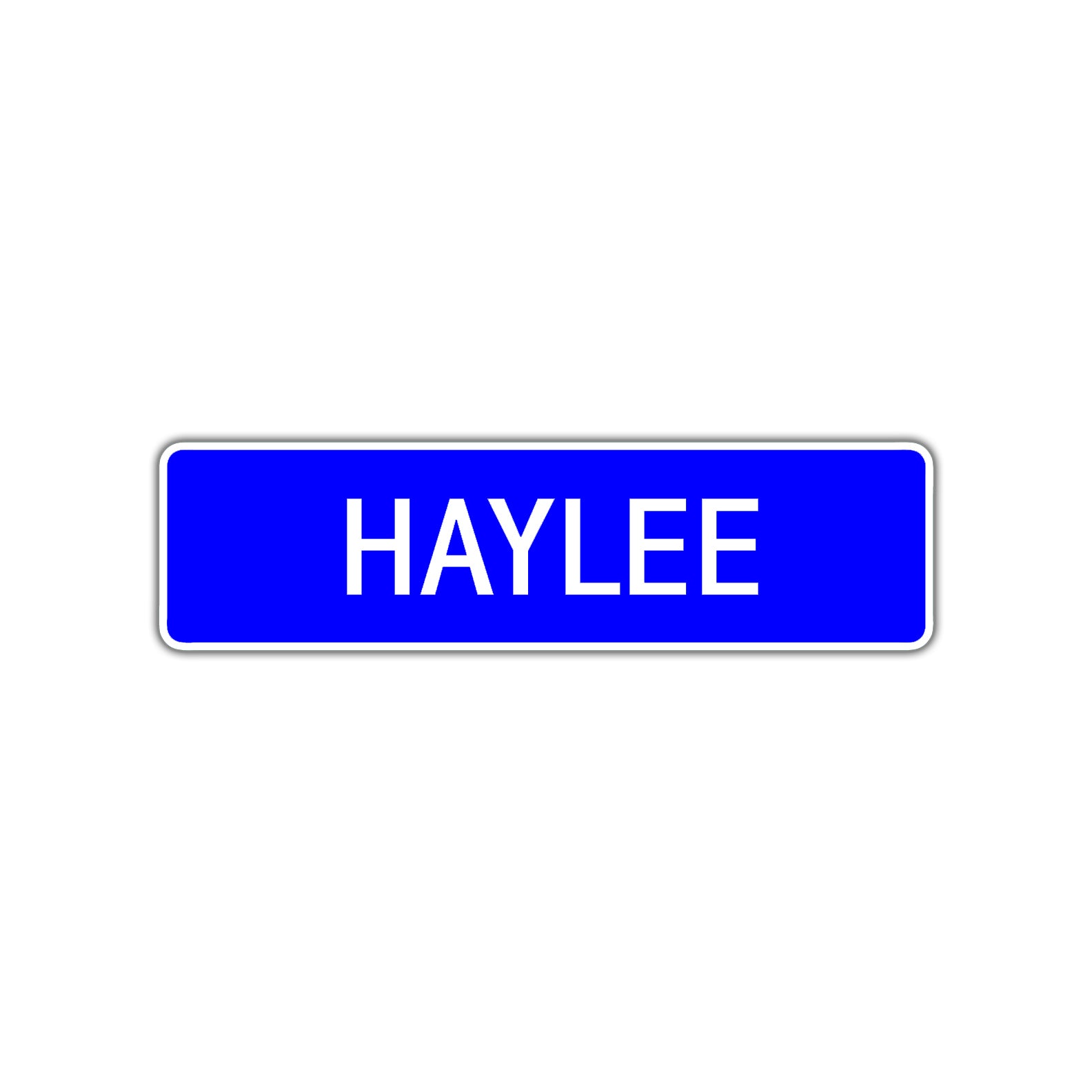 Haylee Street Metal Sign Plate