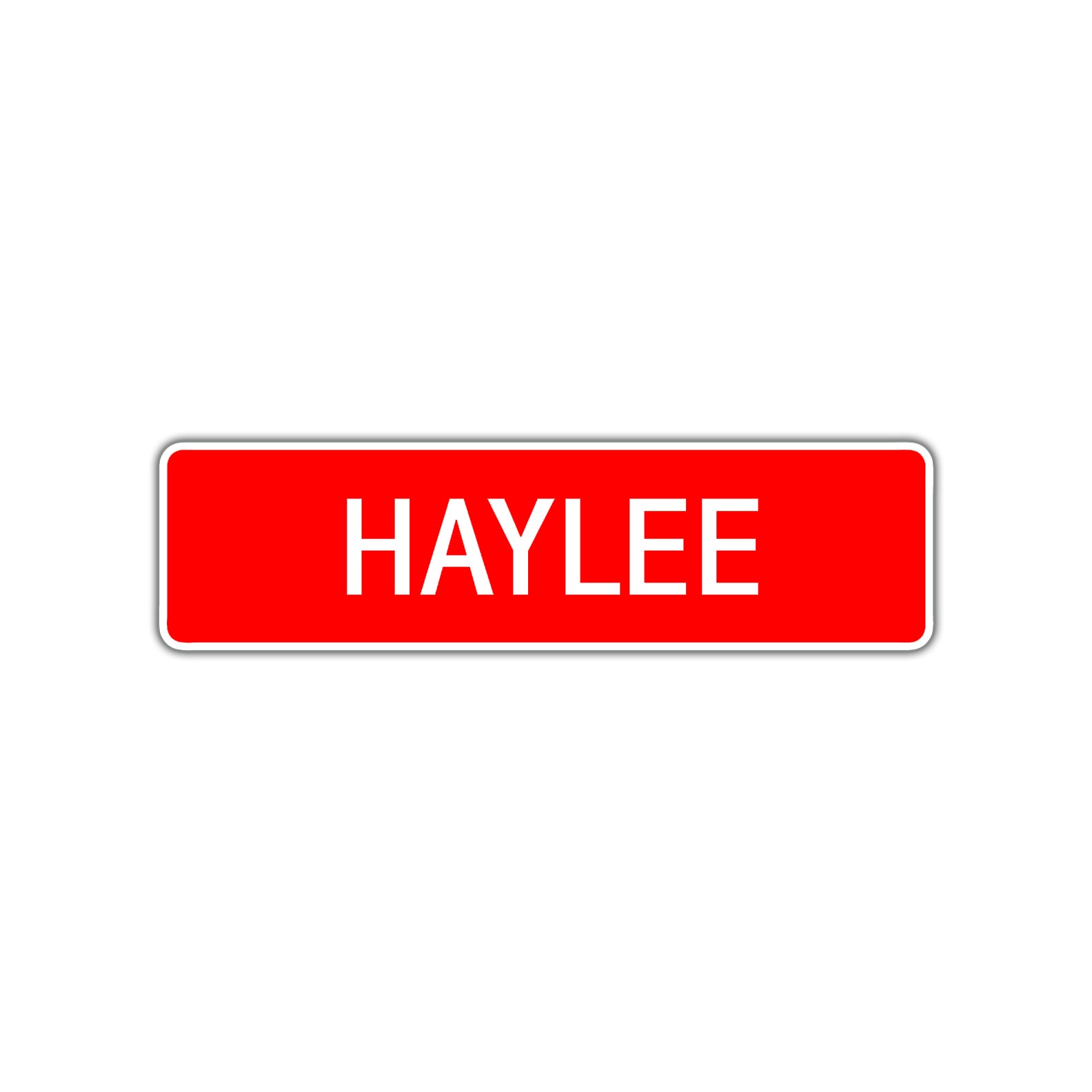 Haylee Street Sign