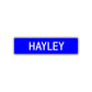 Hayley Street Metal Sign Plate