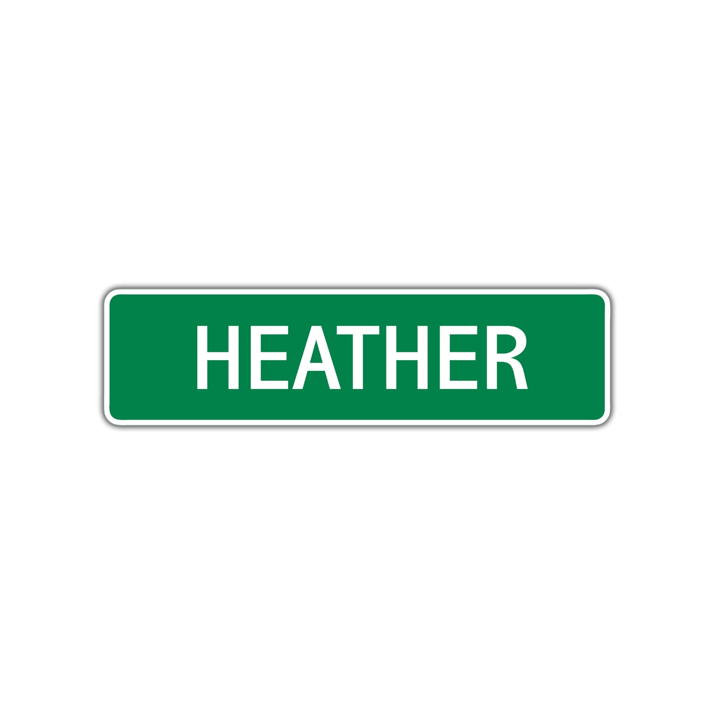 Heather Street Sign