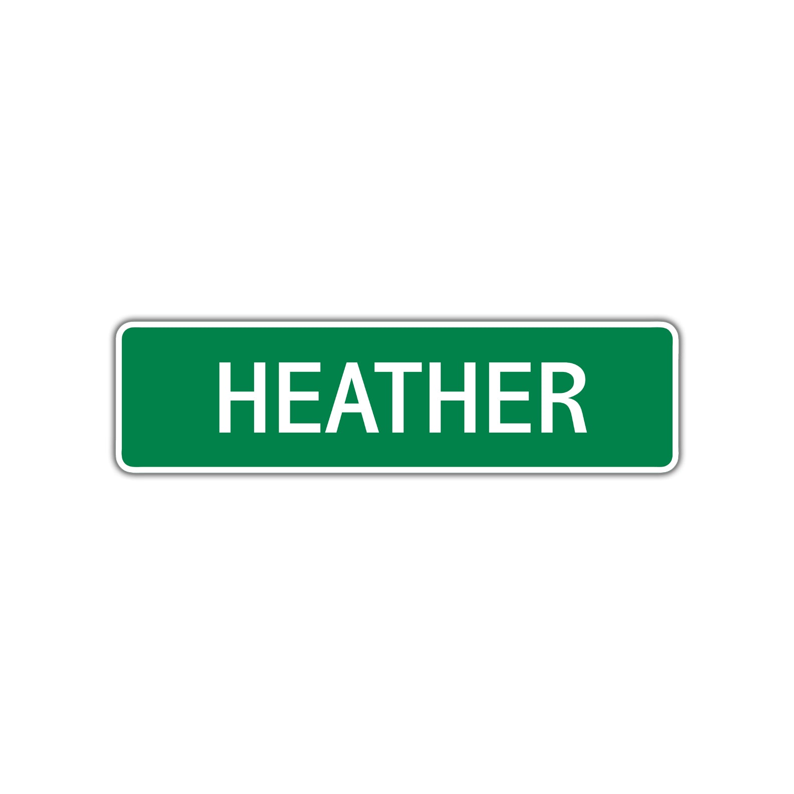 Heather Street Sign