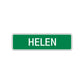 Helen Street Sign Plate