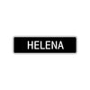 Helena Street Metal Sign  