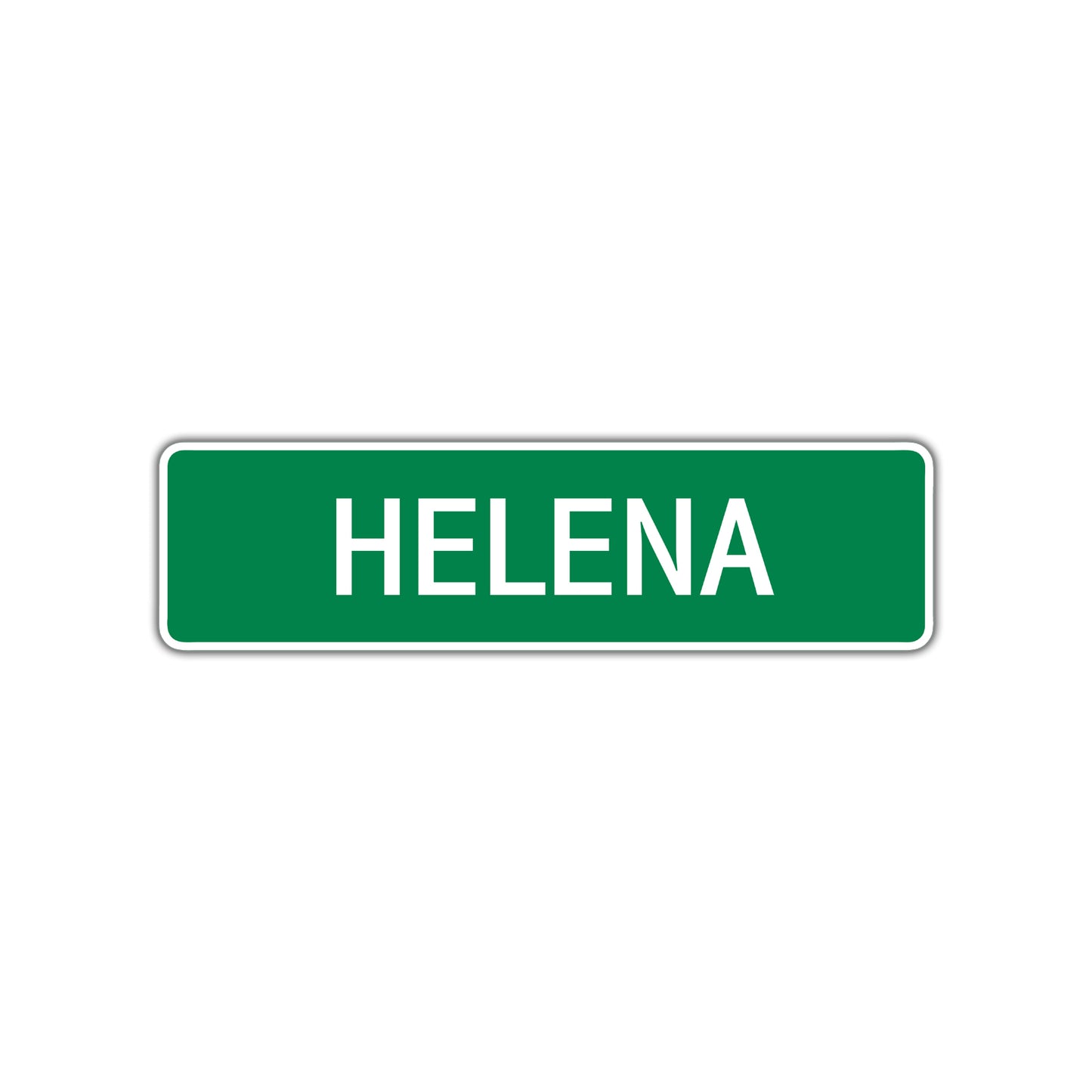 Helena Street Sign Plate