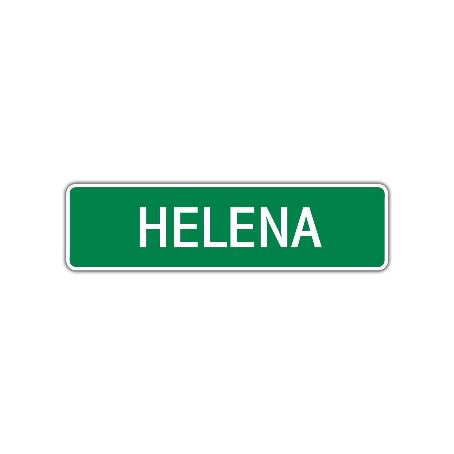 Helena Street Sign Plate