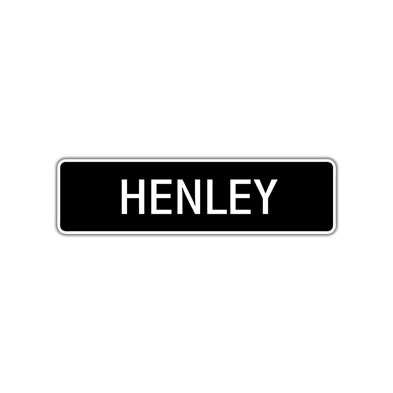 Henley Street Metal Sign 