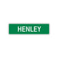 Henley Street Sign Plate