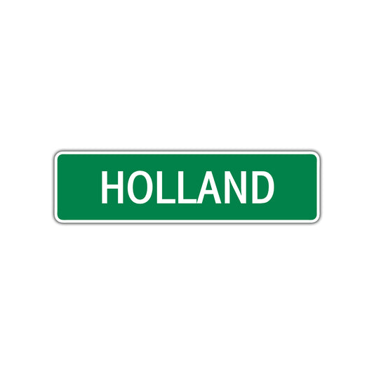 Holland Street Sign