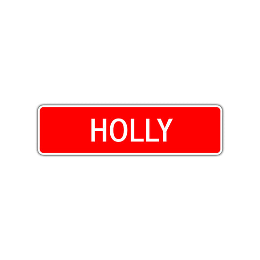 Holly Street Sign