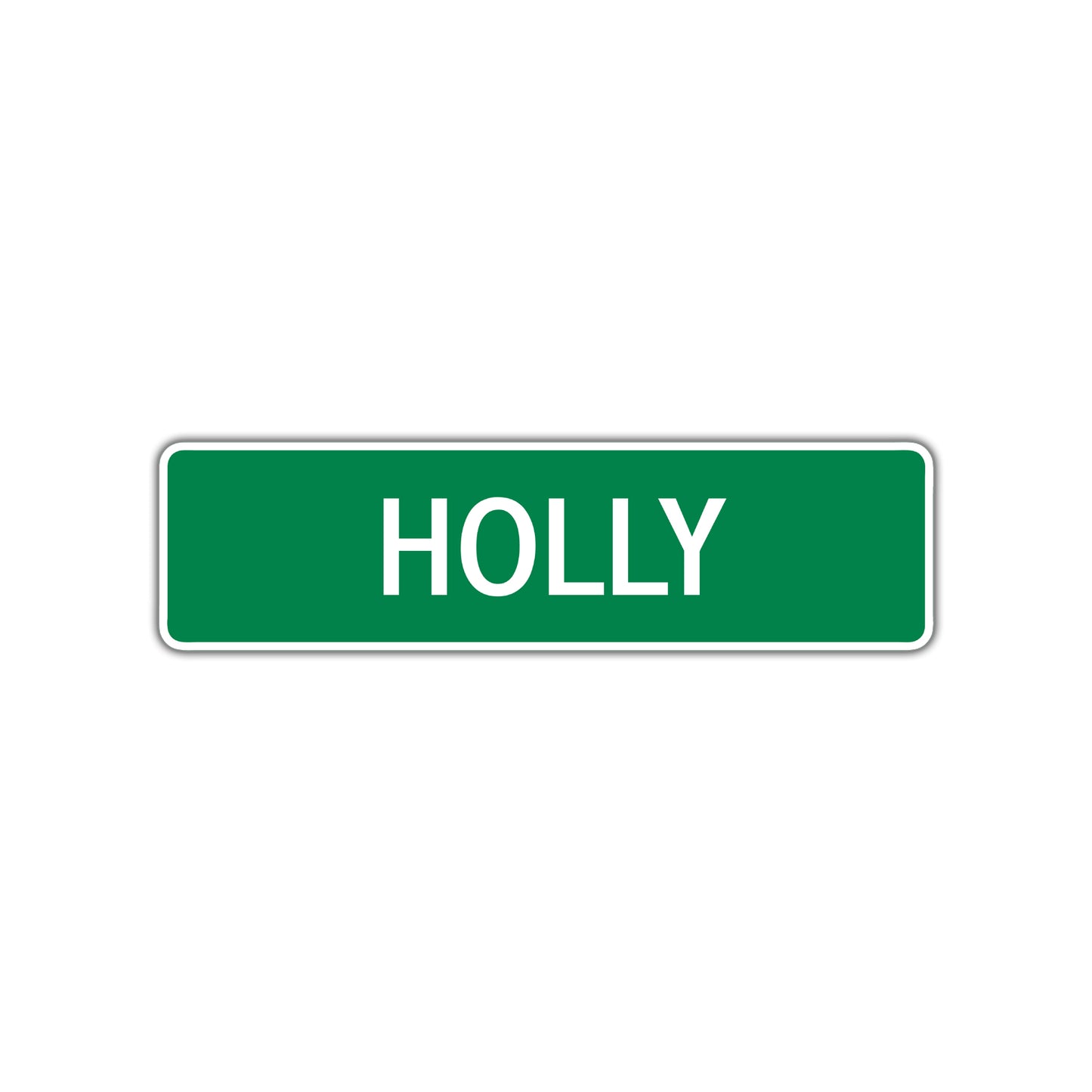 Holly Street Sign Plate