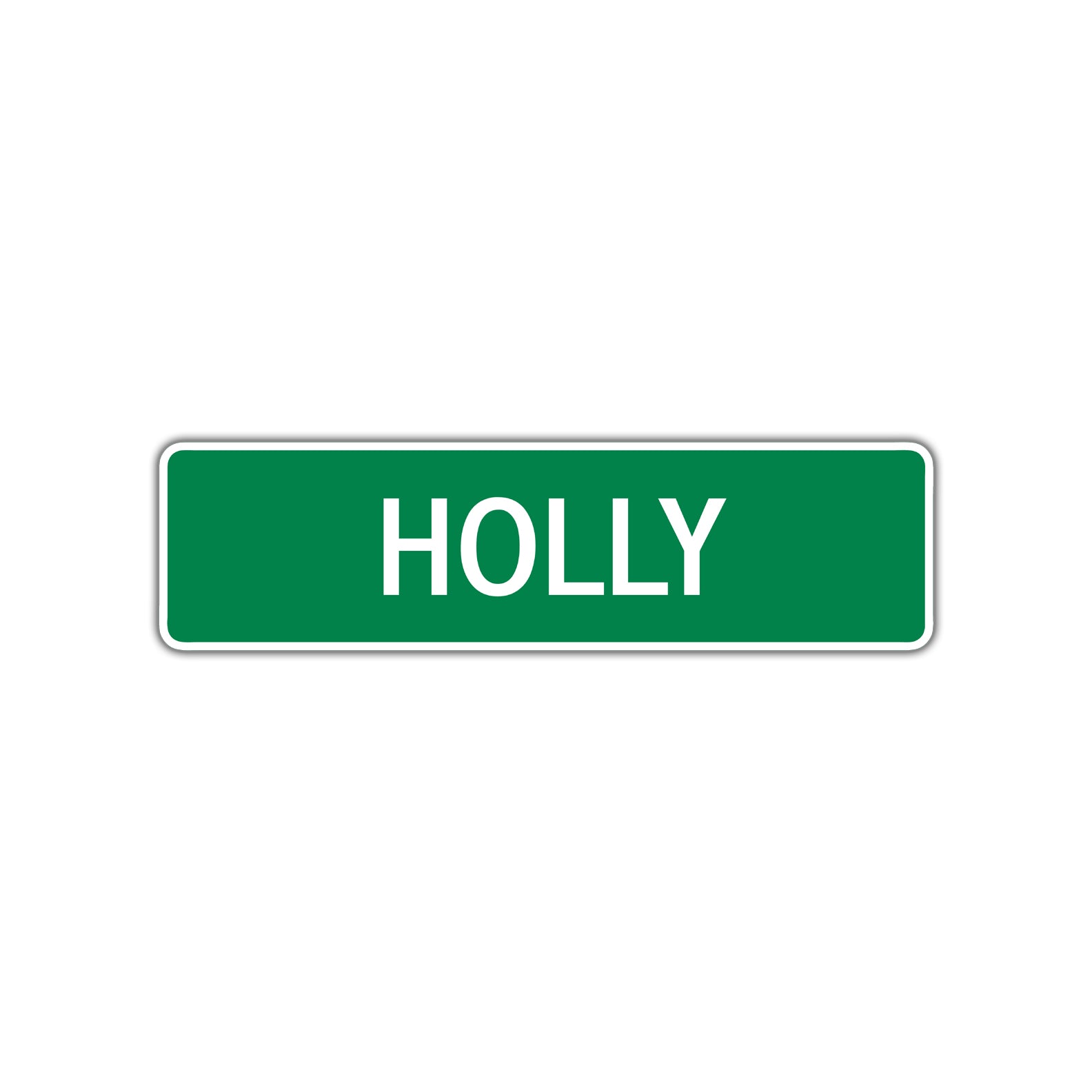 Holly Street Sign Plate