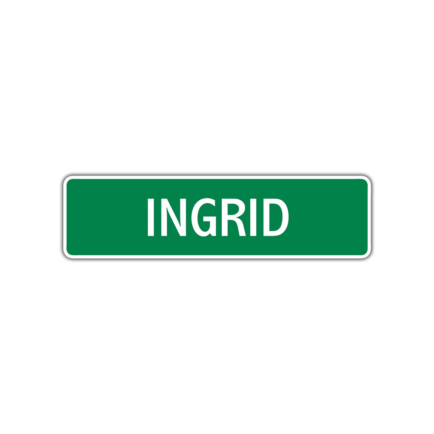 Ingrid Street Sign
