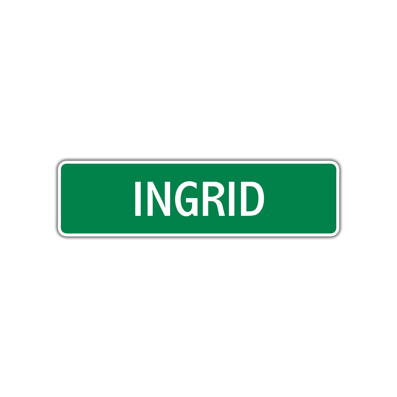 Ingrid Street Sign
