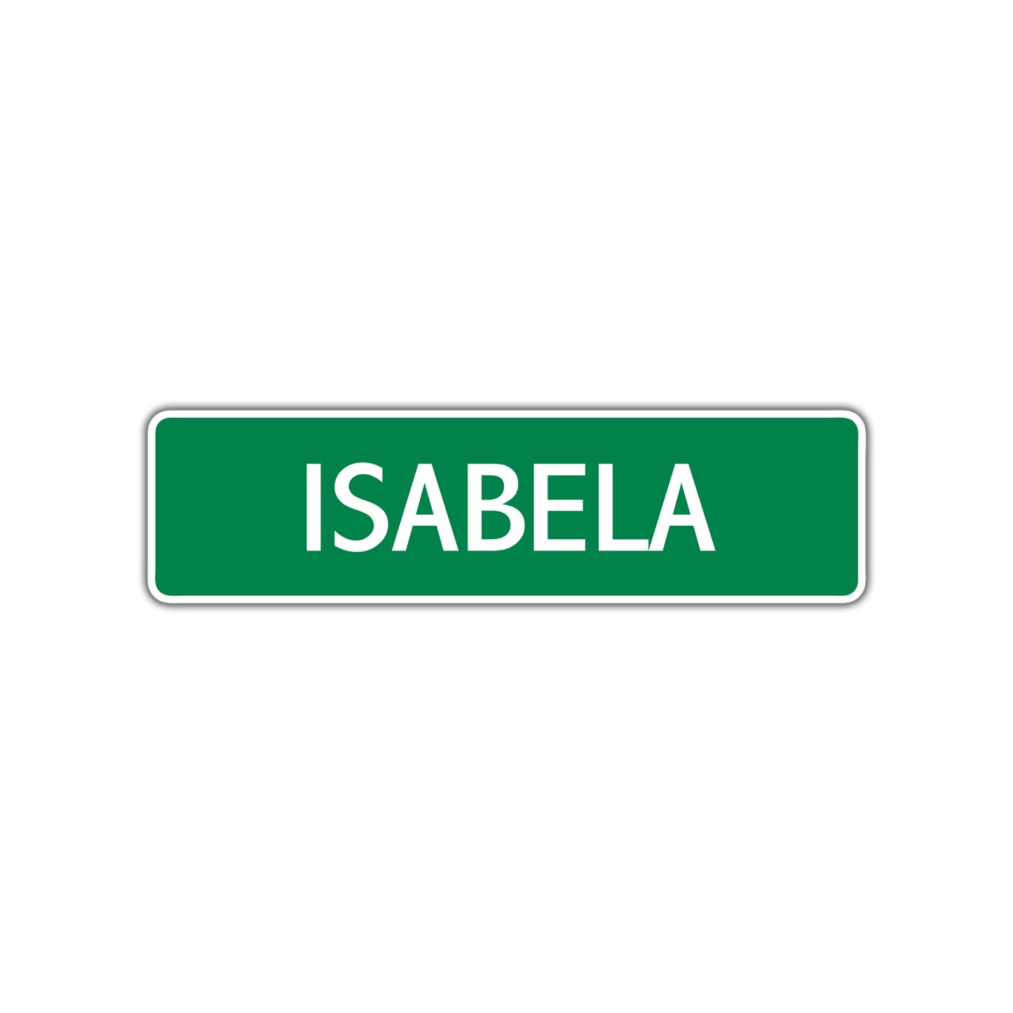 Isabela Street Sign