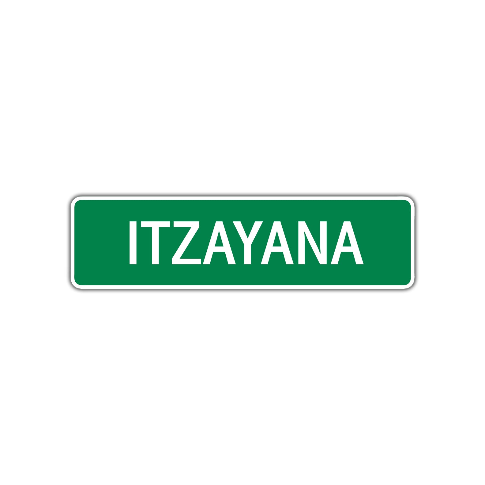 Itzayana Street Sign