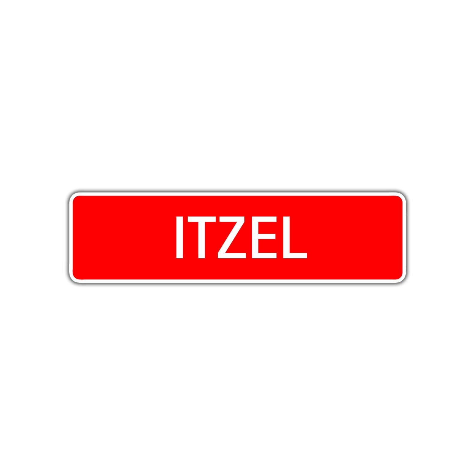Itzel Street Sign