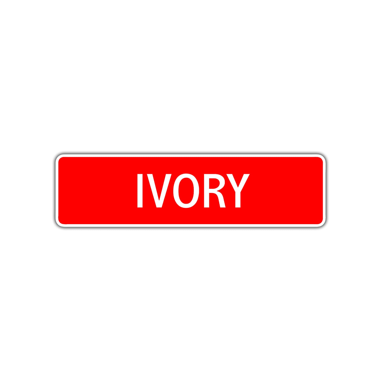 Ivory Street Sign