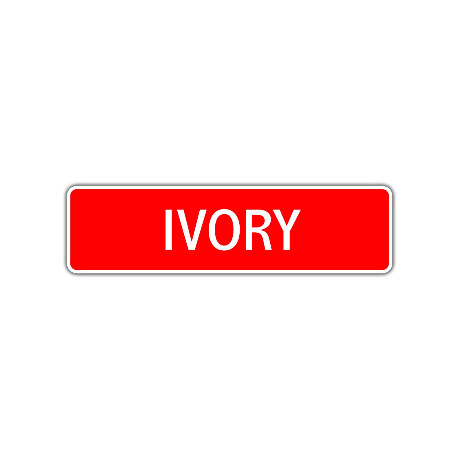 Ivory Street Sign
