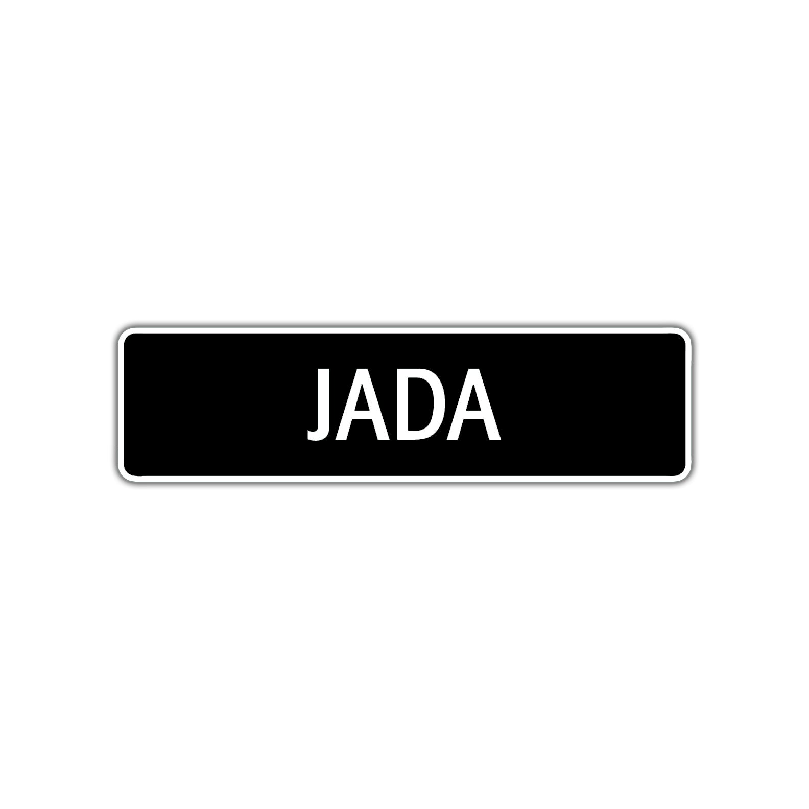 Jada Street Metal Sign 