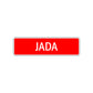 Jada Street Sign